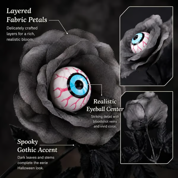 Dark Gothic Rose Decor – A Spooky Halloween Statement Piece For Your Home