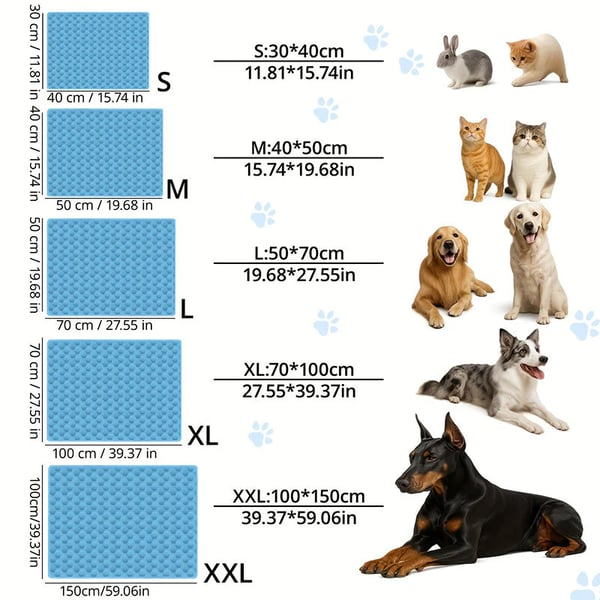 Pet Cooling Mat For Dogs & Cats