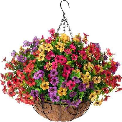 UV Resistant Look Real Colorful Spring Flowers