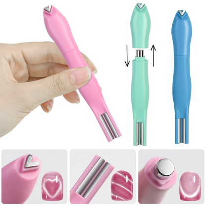 3-in-1 Cat Eye Nail Magnet Tool