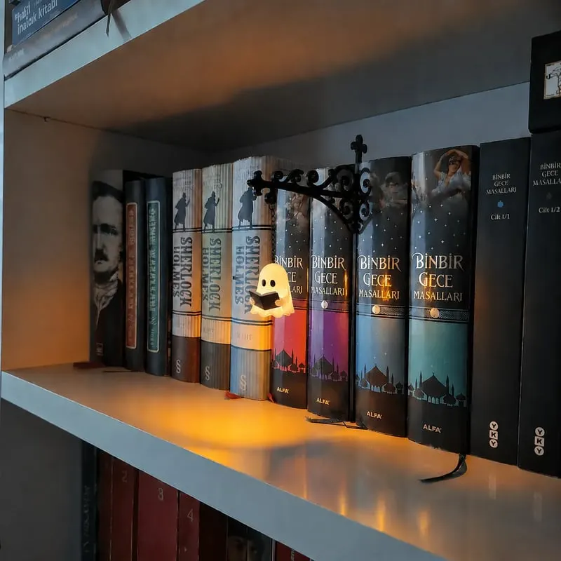 👻Ghost Bookshelf Lantern