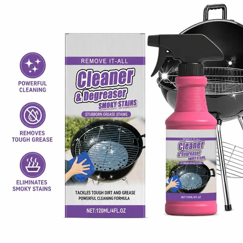 No Residue Grill Cleaner Degreaser Spray