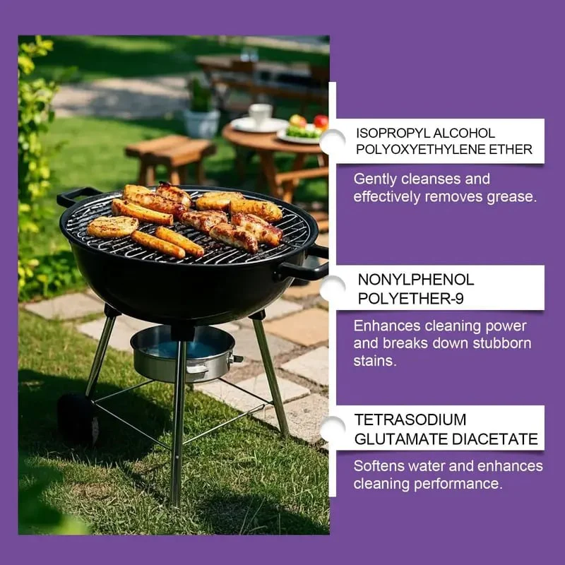 No Residue Grill Cleaner Degreaser Spray