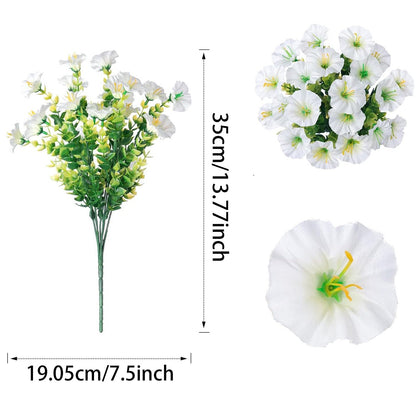 UV Resistant Artificial Petunias Flowers(Without a basket)
