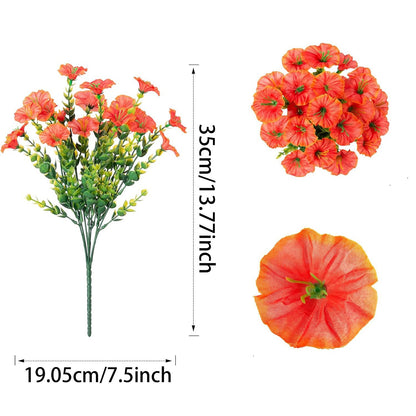 UV Resistant Artificial Petunias Flowers(Without a basket)