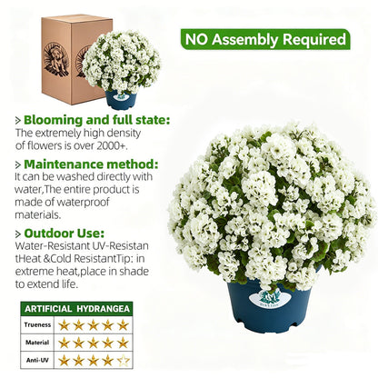 🔥Last Day 70% OFF🌼UV Resistant Artificial Geranium Flowers- UV resistant, Waterproof, Windproof