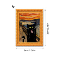 Screaming Black Cat