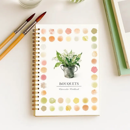 Beginner-Friendly Watercolor Workbook