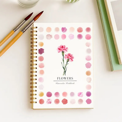 Beginner-Friendly Watercolor Workbook