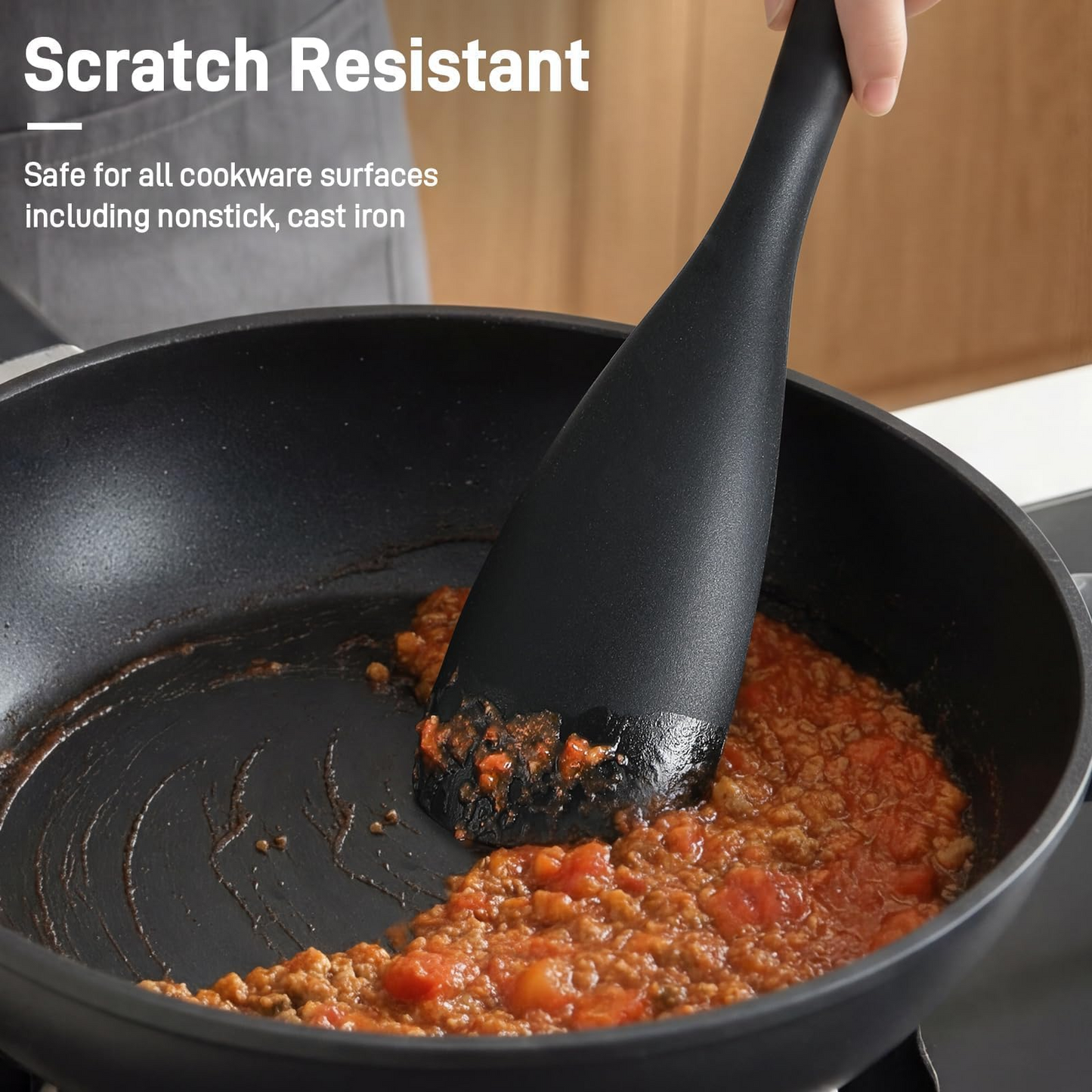 🍳Silicone Spoonula For Nonstick Cookware
