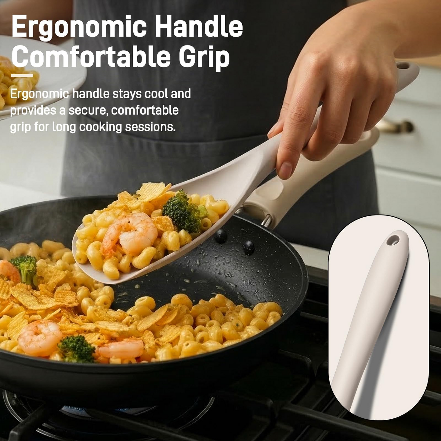🍳Silicone Spoonula For Nonstick Cookware