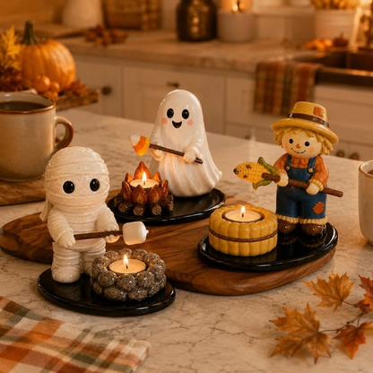 Halloween Campfire Tealight Holder