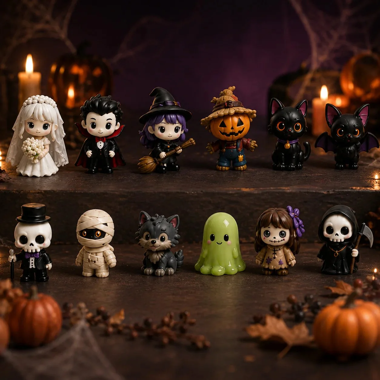 😶‍🌫️Build Your Own Spooky Haunted House | Halloween Countdown Advent Calendar Ornament Set