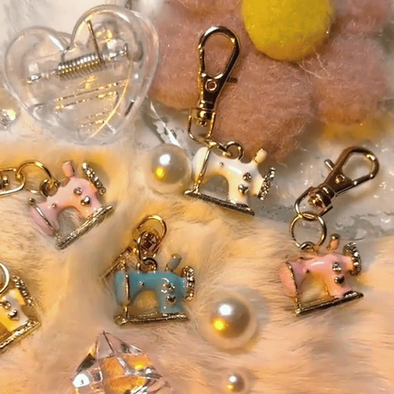 Mini Sewing Machine Keychains – A Stitch Of Memory & Meaning