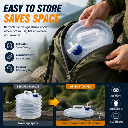 Foldable Camping Water Container
