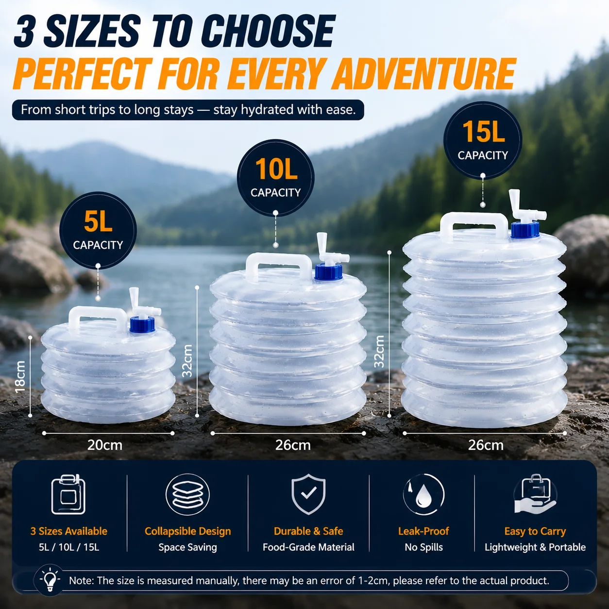 Foldable Camping Water Container