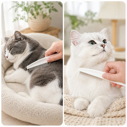 2 Pack Pet Grooming Comb Set For Small Dogs And Cats Flea And Lice Remova