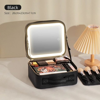 Travel Makeup Bag With Adjustable Dividers