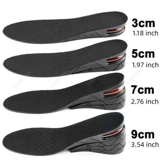 4-Layer Adjustable Invisible Height-Increasing Air Cushion Insoles