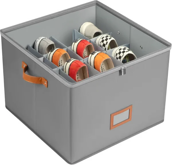 Oxford Fabric Foldable Design Shoe Organizer, Storage Box