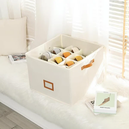 Oxford Fabric Foldable Design Shoe Organizer, Storage Box