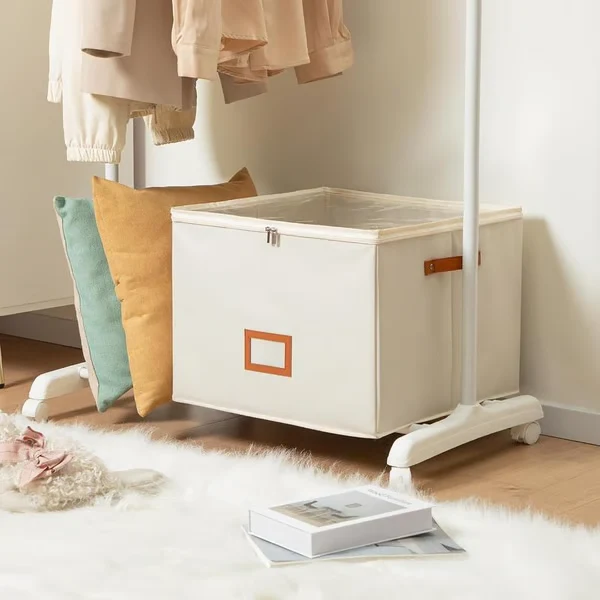 Oxford Fabric Foldable Design Shoe Organizer, Storage Box