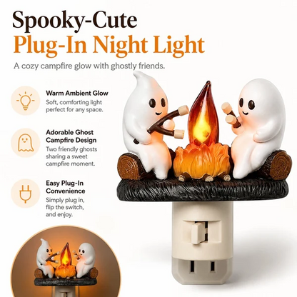Plug In The Cutest Halloween Glow — Adorable Ghost Outlet Night Light