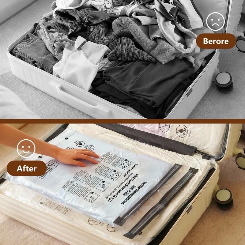 15-Pack Vacuum Storage Bags With Electric Pump