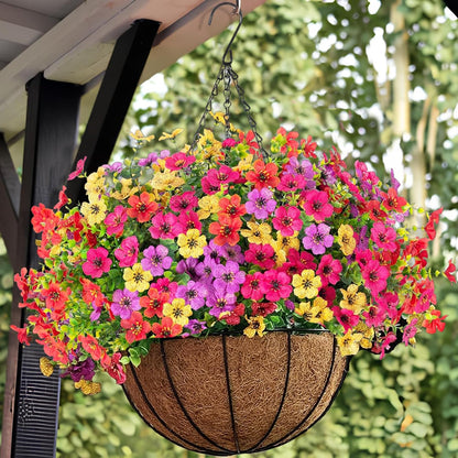 UV Resistant Look Real Colorful Spring Flowers