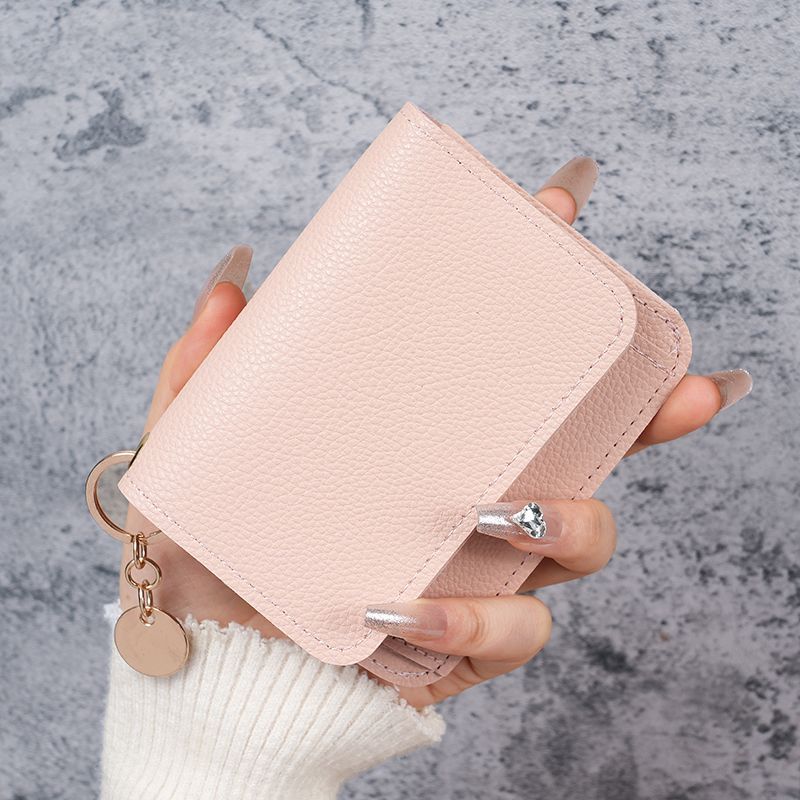 Women Leather Keychain Wallet