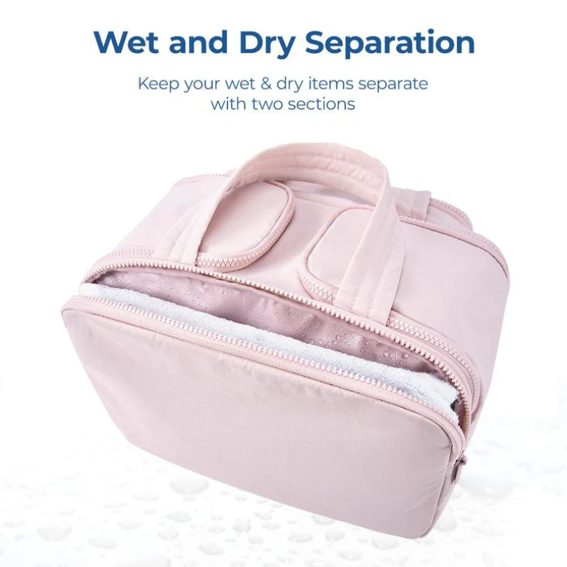 Travel Makeup Bag – Dustproof & Water-Resistant With Multiple Compartments