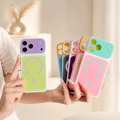 Color Block MagSafei Phone Case 13-17