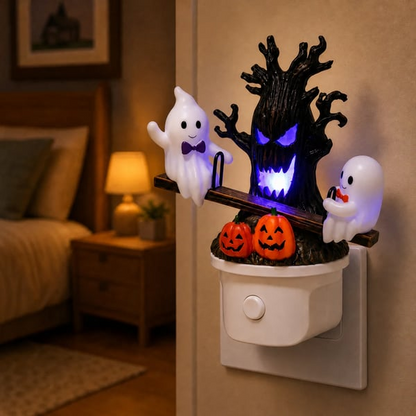 Animated Seesaw Ghost Plug In LED Night Light