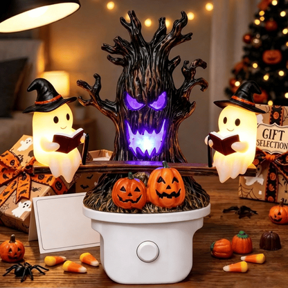 Animated Seesaw Ghost Plug In LED Night Light