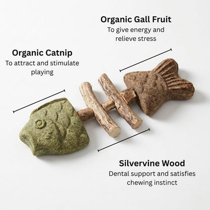 🔥Day Sale 50% OFF-Catnip & Silvervine Chew