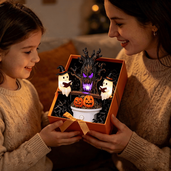 Animated Seesaw Ghost Plug In LED Night Light