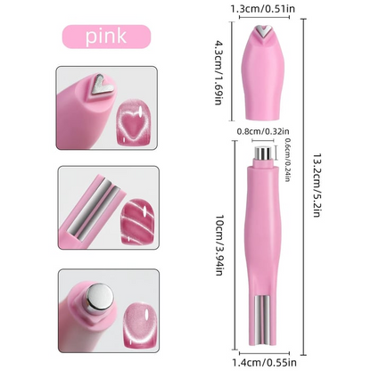 3-in-1 Cat Eye Nail Magnet Tool
