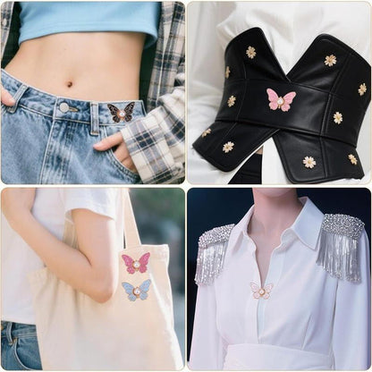 8Pcs Butterfly Pants Waist Tightener