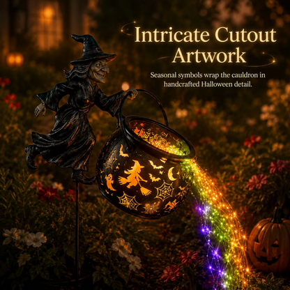 🧙‍♀Halloween Witch Cauldron Garden Light🎃✨