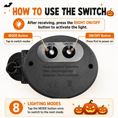 Solar Pumpkin Stake Lights