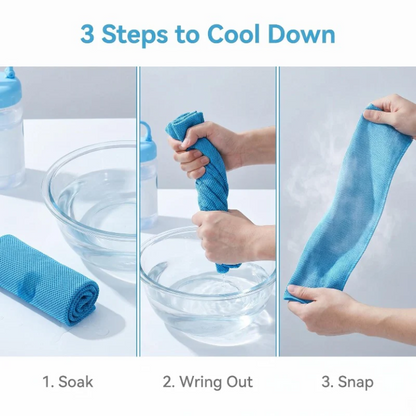 Snap-Activated Instant Cooling Towel