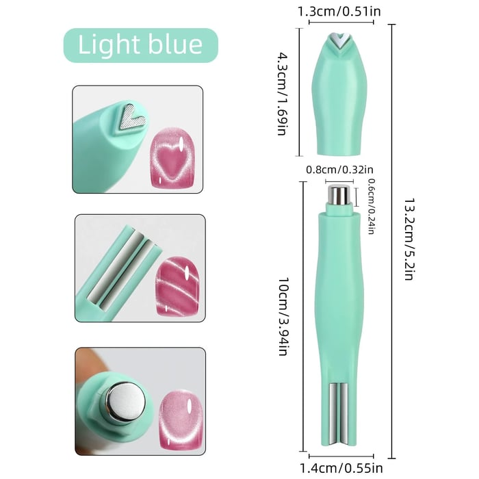 3-in-1 Cat Eye Nail Magnet Tool