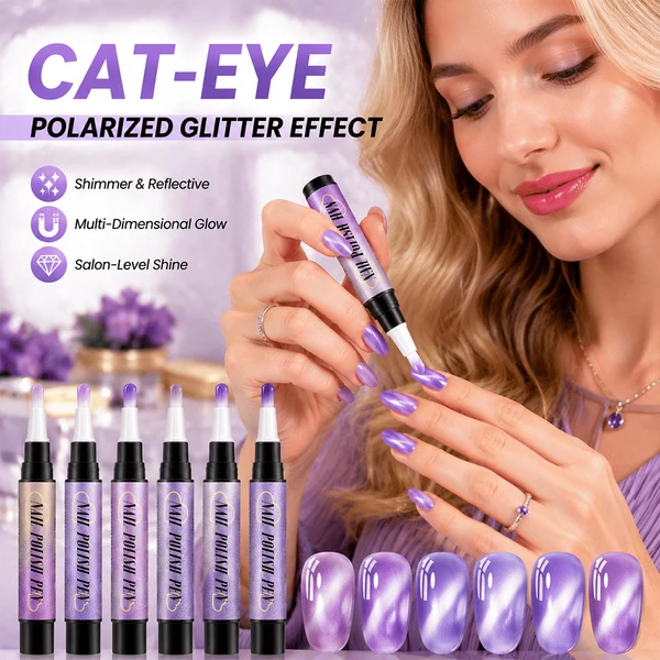 6PCS One-Step Gel Nail Art Pen Set – Salon Beauty At Home