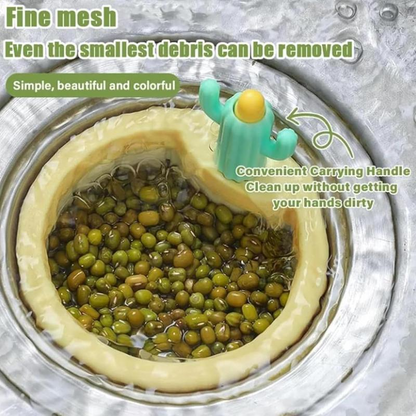 2pcs Cactus Kitchen Automatic Dumping Sink Filter
