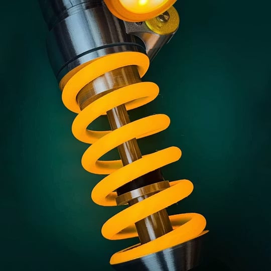 🔥Inspired Suspension Shock Absorber Lamp - Adjustable LED Light For Gamers & Car Enthusiasts