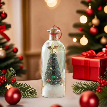 Christmas Sale - Recordable Christmas Tree Message In A Bottle