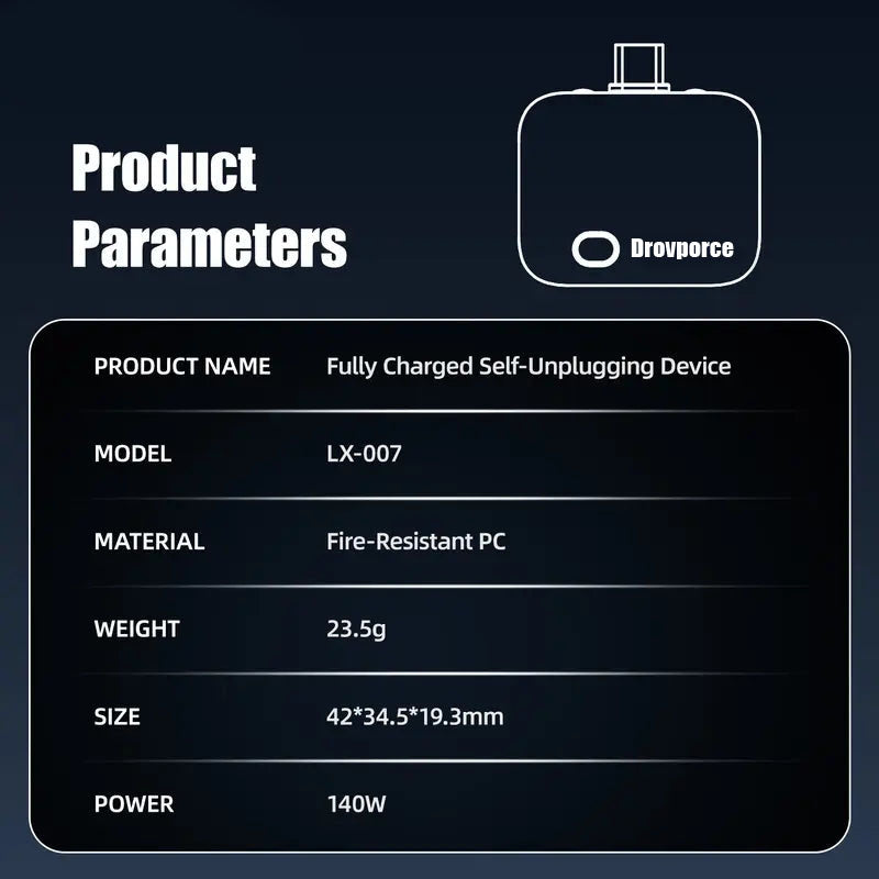 140W Smart Auto Disconnect Battery Guard Anti Overcharge Charger