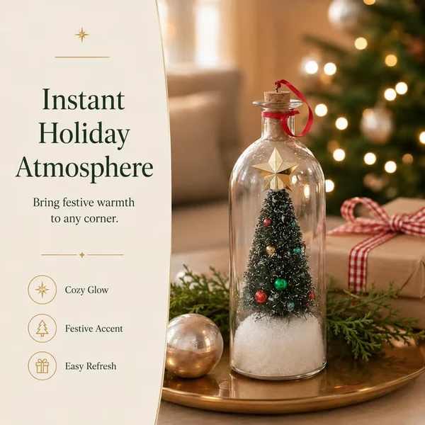 Christmas Sale - Recordable Christmas Tree Message In A Bottle