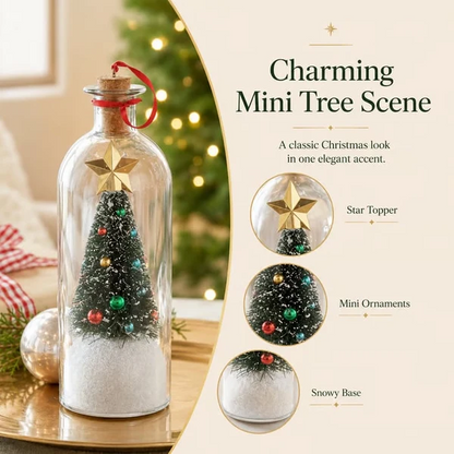 Christmas Sale - Recordable Christmas Tree Message In A Bottle