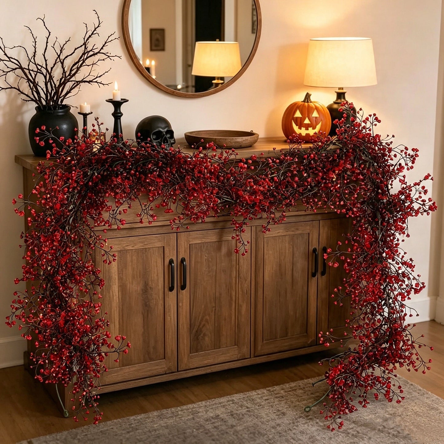 👻New Arrivals🎃 Spooky Chic: Halloween Decorative Vine for the Home 👻